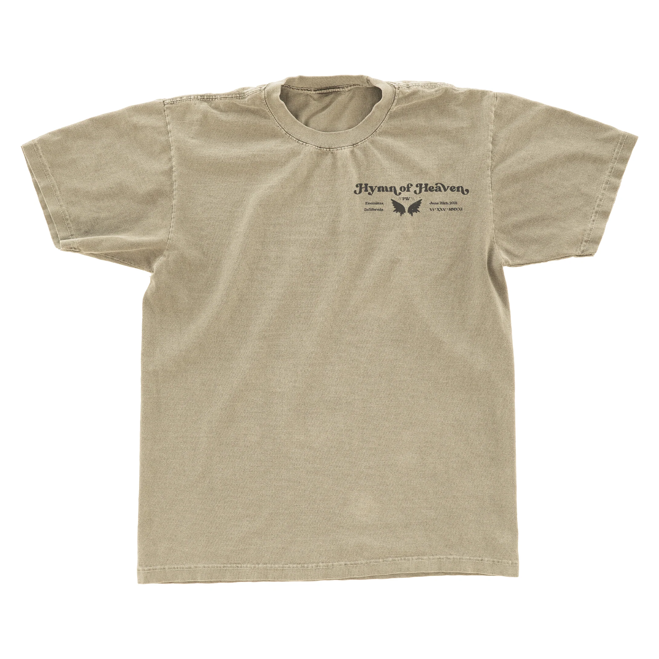 Hymn of Heaven Lyric T-Shirt- Beige (Limited Release) - Image 2