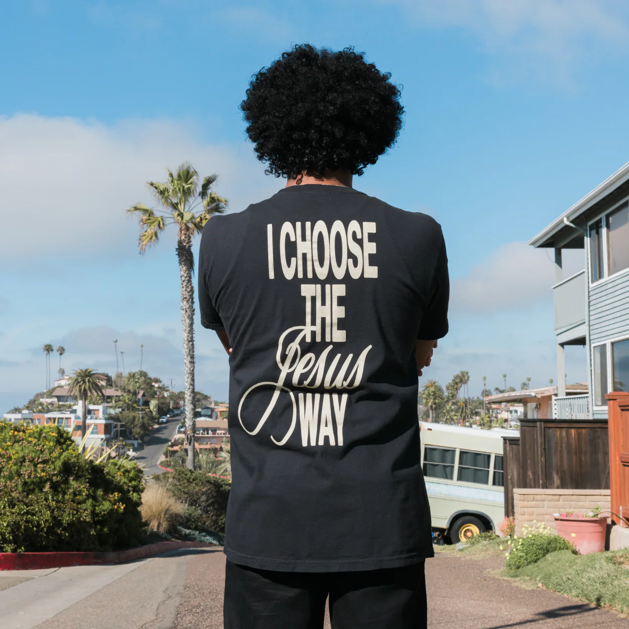 I Choose The Jesus Way Tee - Image 3