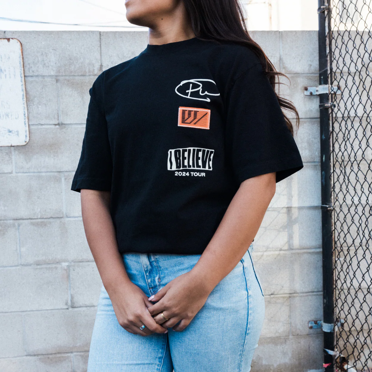 OUTW/THEOLD - I BELIEVE Black Tee - Image 5